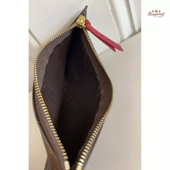 Authentic Louis Vuitton Monogram Coated Canvas Josephine Wallet Zippered Insert - Picture 7 of 10